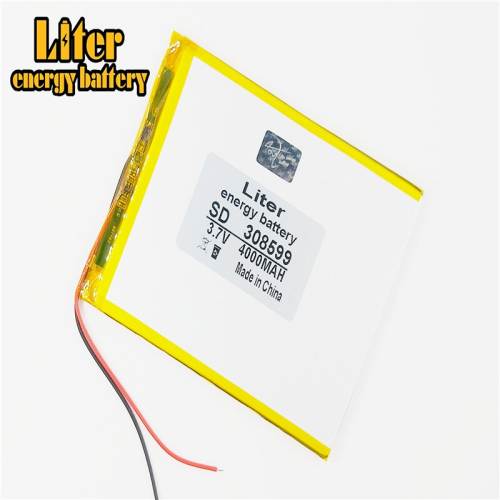 3.7V 308599 4000mAh Liter energy battery  Li-ion battery for tablet pc 7 inch 8 inch 9inch