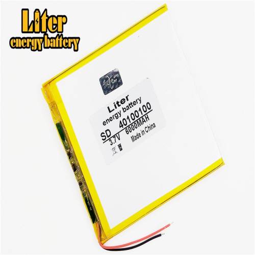 3.7V 6000mAh 40100100 BIHUADE Battery Tablet PC tablet  rechargeable lithium polymer battery