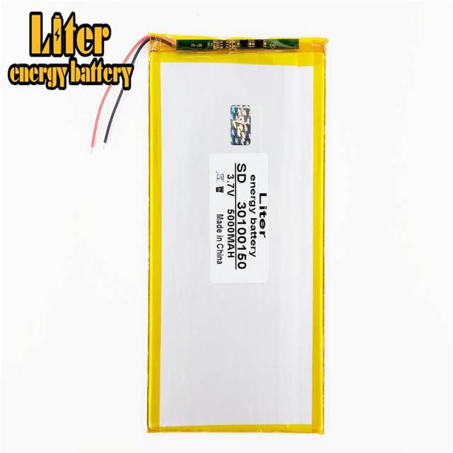 30100150  3.7V 5000mah Liter energy battery  MID super capacity polymer lithium battery 7/8/9/10.1 inch tablet battery