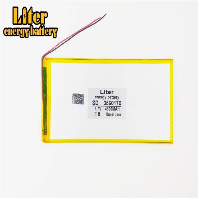 3.7V 4800mAh 3560170 Liter energy battery  lithium-ion polymer battery tablets LED mobile power battery