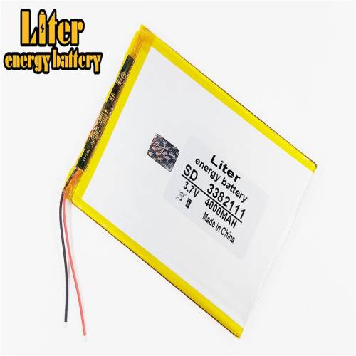 3.7 V 3382111 4000mah Liter energy battery  Ultra-thin seven E708 pro 3 g tablet  battery