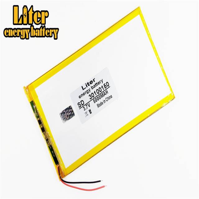 30100150  3.7V 5000mah Liter energy battery  MID super capacity polymer lithium battery 7/8/9/10.1 inch tablet battery