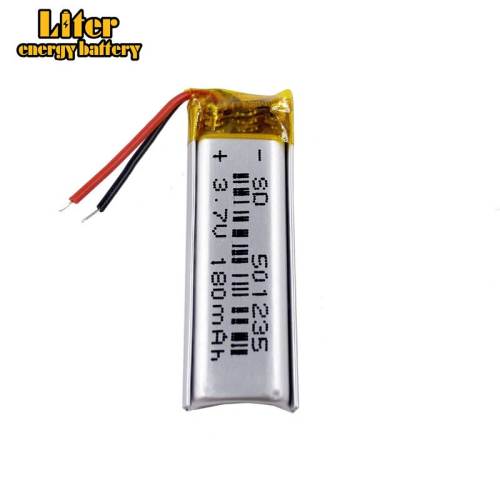 501235 3.7v 180mah Liter energy battery Lithium Polymer Battery With Board For Mp3 Mp4 Mp5 Gps Digital Products
