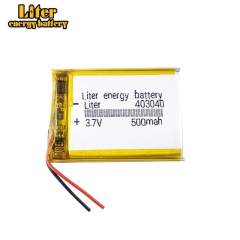 Size 403040 3.7v 500mah Liter energy battery Lithium Polymer Battery With Board For Mp4 Gps Tablet Pcs Pda