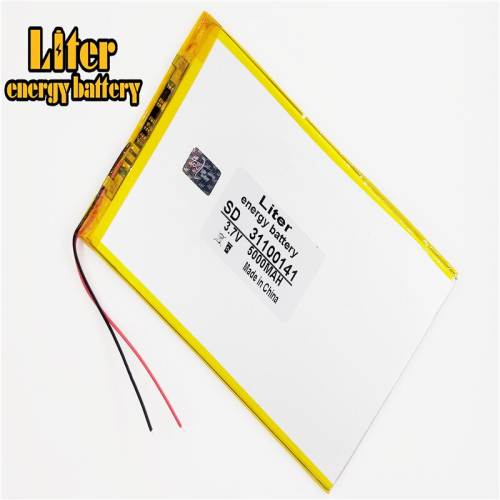 31100141 3.7 V, 5000mAh BIHUADE Polymer lithium ion battery CE FCC ROHS MSDS quality certification