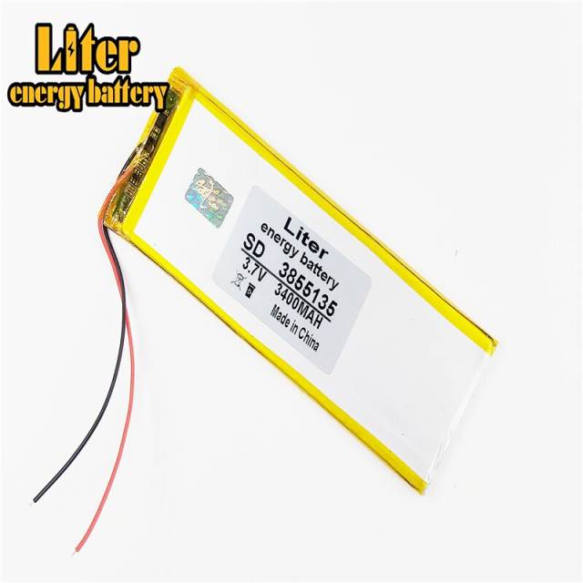 3855135 3.7v 2800mah Liter energy battery Lithium Polymer Battery With Board For Pda Tablet Pcs Digital Products