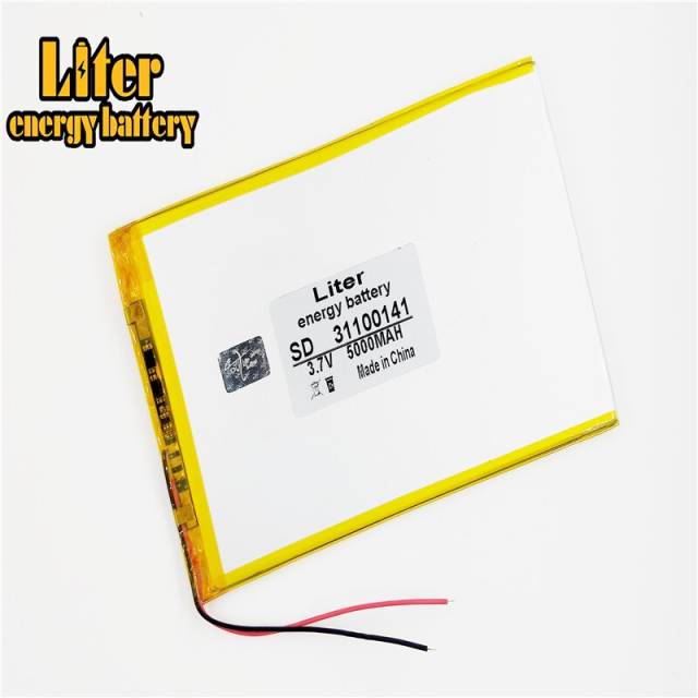 31100141 3.7 V, 5000mAh BIHUADE Polymer lithium ion battery CE FCC ROHS MSDS quality certification