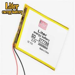 3.7v 3000mah 377785 Liter energy battery Lithium Polymer Tablet Battery With Board For Tablet Pc