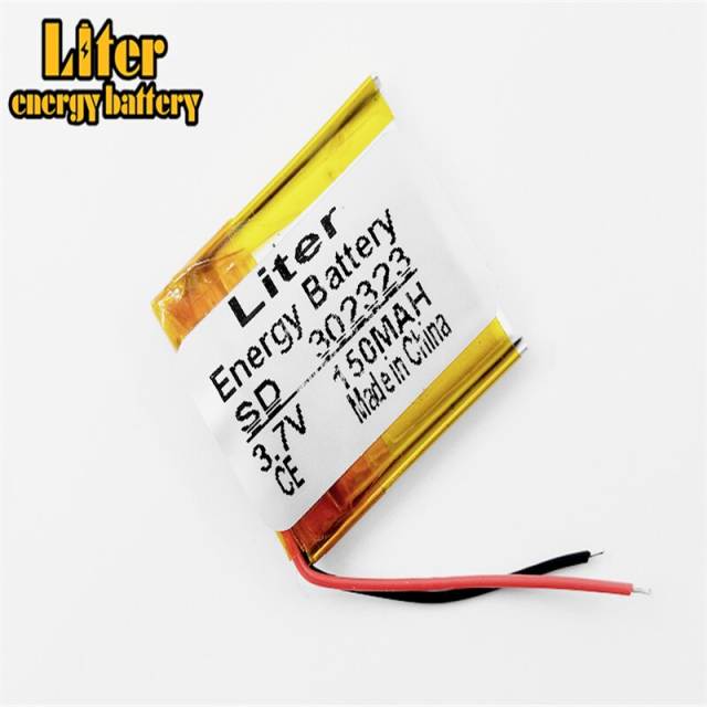3.7V 150mAh 302323 BIHUADE polymer lithium ion Li-ion battery for blue tooth,GPS,mp3,mp4,toy,speaker