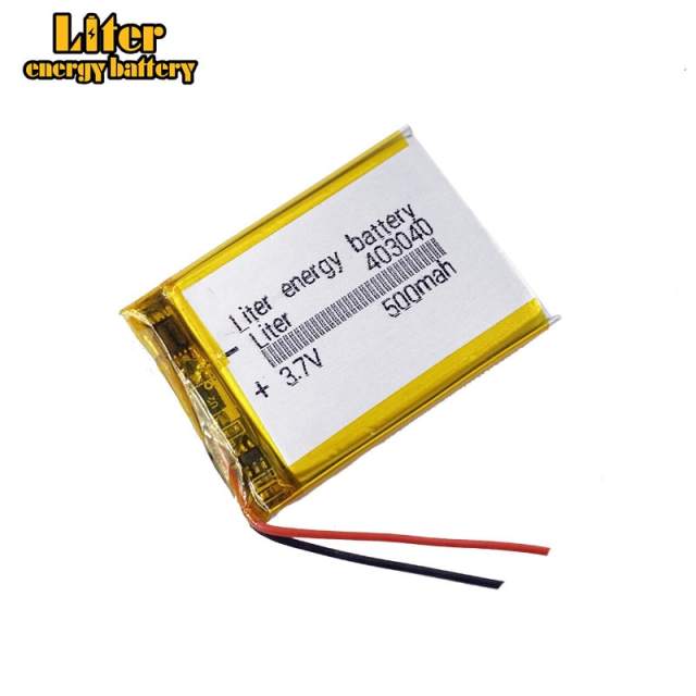 Size 403040 3.7v 500mah Liter energy battery Lithium Polymer Battery With Board For Mp4 Gps Tablet Pcs Pda