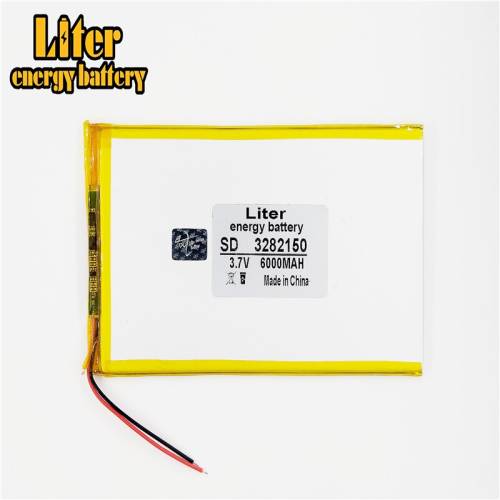 3.7v 6000mah 3282150 Liter energy battery  Li-ion Battery For V88, V971 M9 Tablet Pc