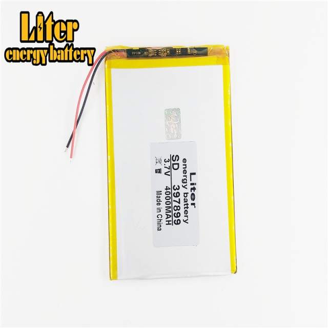 3.7 V 4000mah 397899 BIHUADE 7 inch song mei G2 tablet MID quality products lithium-ion polymer battery
