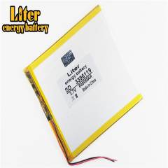 3.7 V 6000mah 3396119 Liter energy battery  Large Capacity Ultra-thin Mid Tablet Polymer Lithium Battery Built-in Plate