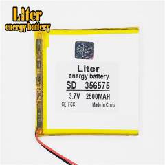 356575 3.7v 2500mah Lithium Polymer Battery With Board For Mp4  Gps Tablet Pc Pda  Liter energy battery