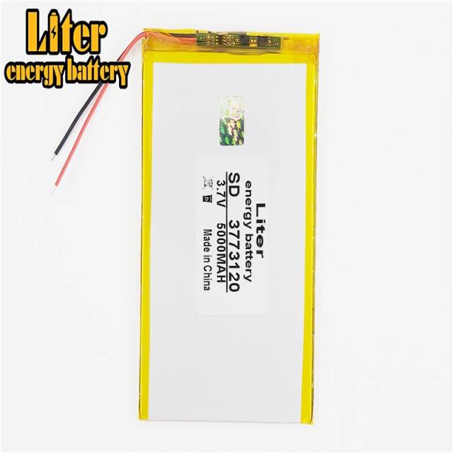 3.7V  5000MAH 3773120 Liter energy battery V801 v811 V801 V812  8 -inch Tablet PC battery capacity polymer lithium battery