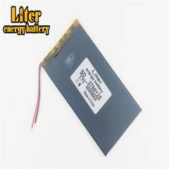 3.7V,6000mAH 3766125 Liter energy battery  (polymer lithium ion battery) Li-ion battery for tablet pc,GPS e-book