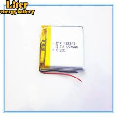 453641 3.7V 650mAH Liter energy battery polymer lithium ion / Li-ion battery for dvr,GPS,mp3,mp4,cell phone,speaker
