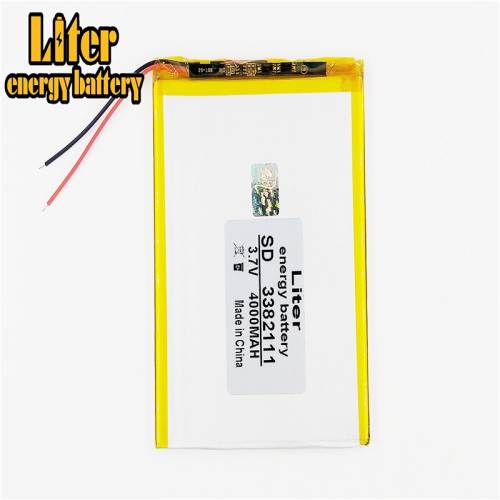 3.7 V 3382111 4000mah Liter energy battery  Ultra-thin seven E708 pro 3 g tablet  battery