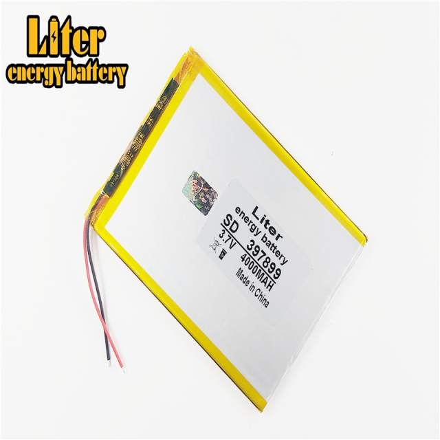 3.7 V 4000mah 397899 BIHUADE 7 inch song mei G2 tablet MID quality products lithium-ion polymer battery