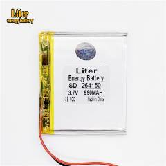 550mah 3.7v 264150 Liter energy battery Lithium Polymer Li-Po li ion Rechargeable Battery cells For Mp3 MP4 MP5 GPS