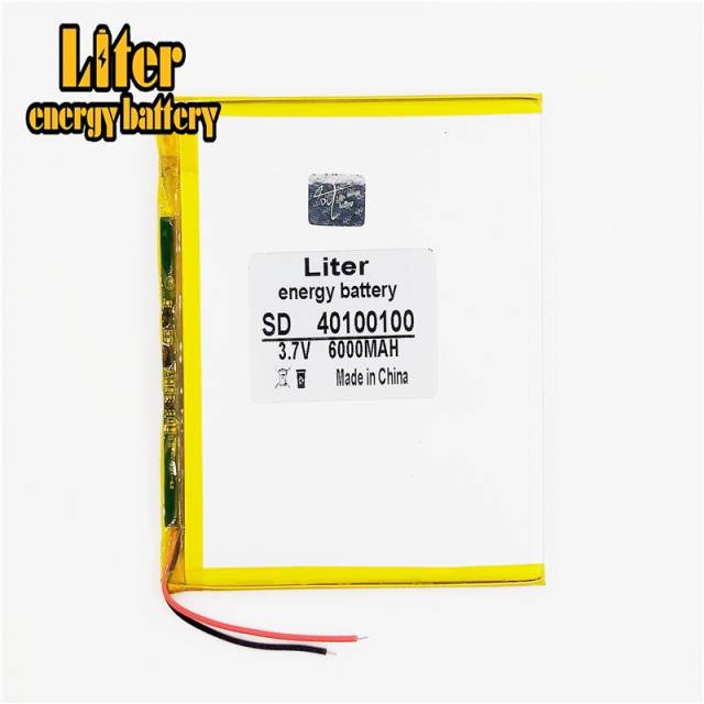 3.7V 6000mAh 40100100 BIHUADE Battery Tablet PC tablet  rechargeable lithium polymer battery