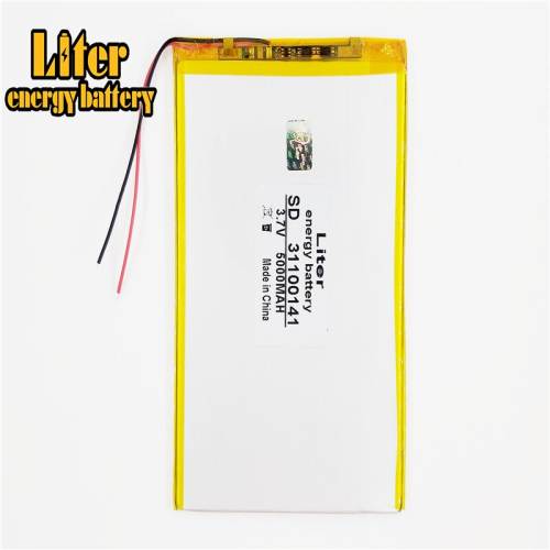 31100141 3.7 V, 5000mAh BIHUADE Polymer lithium ion battery CE FCC ROHS MSDS quality certification