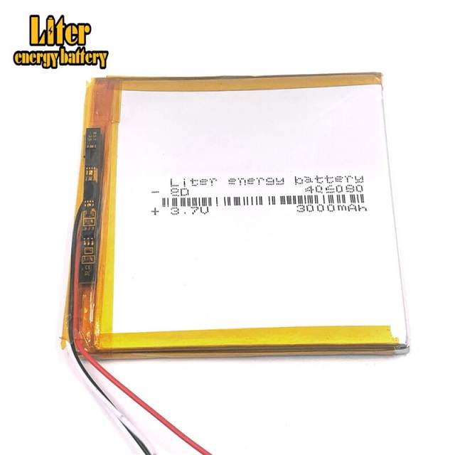 3wire 406080 3.7v 3000mah Liter energy battery  Lithium Polymer Battery With Board For Vx787 Vx530 Vx540t Vx585