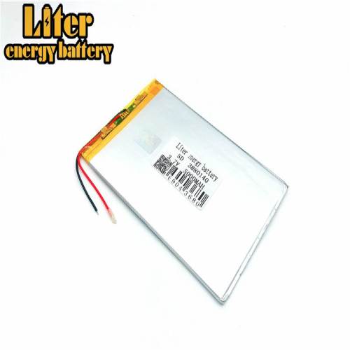 3.7v 5000mah 3880140 Liter energy battery  bateria li-ion para v88,  v971 m9 , tablet pc