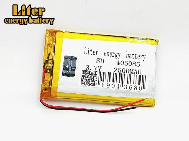 3.7V 2500mAh 405085 BIHUADE Lithium Polymer Rechargeable Battery cells For Mp3 MP4 MP5 GPS DVD mobile bluetooth Speaker