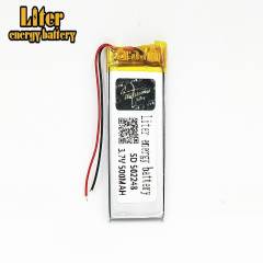 BIHUADE 3.7V 502248  500MAH  polymer lithium battery Rechargeable Li-ion Batteries Cell With PCB For MP3 MP4 GPS PDA