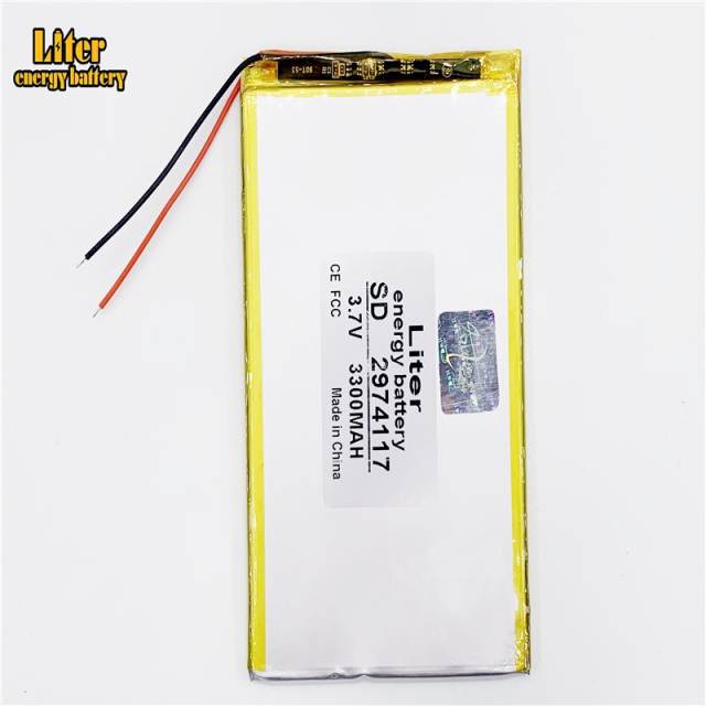 3.7v 3300mah 2974117 tablet battery Liter energy battery Tablet PC MID general large capacity battery panel