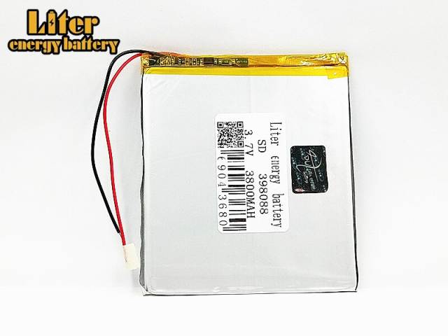 3.7V 398088 3800mAh BIHUADE polymer lithium battery Rechargeable Battery For Tablet PC DVD PDA MID iPad