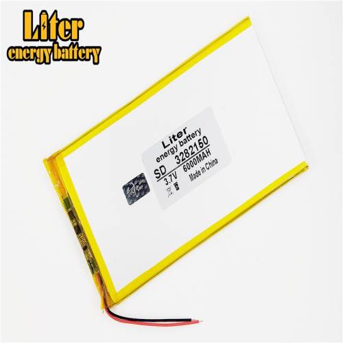 3.7v 6000mah 3282150 Liter energy battery Li-ion Battery For V88, V971,  M9 Tablet Pc, 3.2*82*150mm