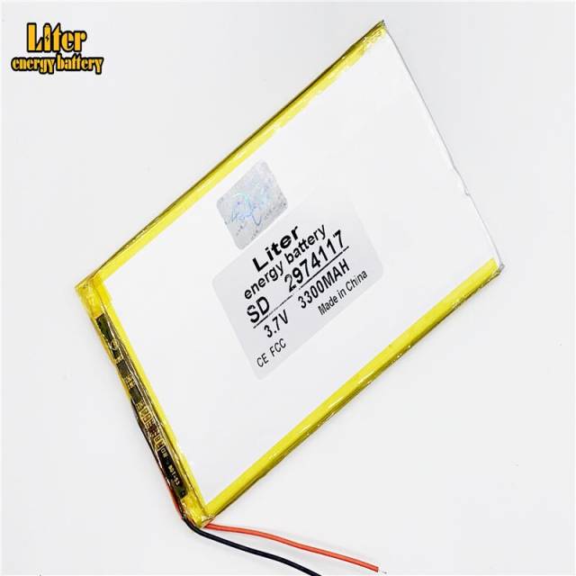 3.7v 3300mah 2974117 tablet battery Liter energy battery Tablet PC MID general large capacity battery panel