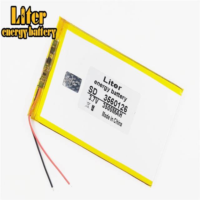 3.7 V 3500mah 3560126 Liter energy battery  lithium polymer battery tablets DIY mobile power