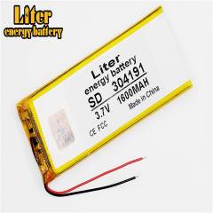 3.7v 304191 1600mah Liter energy battery Li- Ion Polymer Battery For China Clone S6 S9600 Mtk Phone