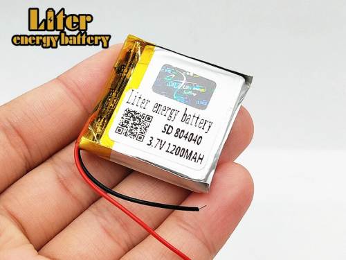 3.7V 804040 1200mAh Liter energy battery polymer lithium battery Rechargeable Li-ion Cells For Camera MP3 MP4 MP5 GPS DVD LED Light