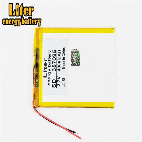 3.7v 4000mah 357095 Liter energy battery Polymer Lithium-ion Battery  tablet computer with a built-in rechargeab