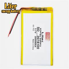 3075100 3.7v 3000mah Liter energy battery Lithium Polymer Battery 3 Tablet Pcs Pda Digital
