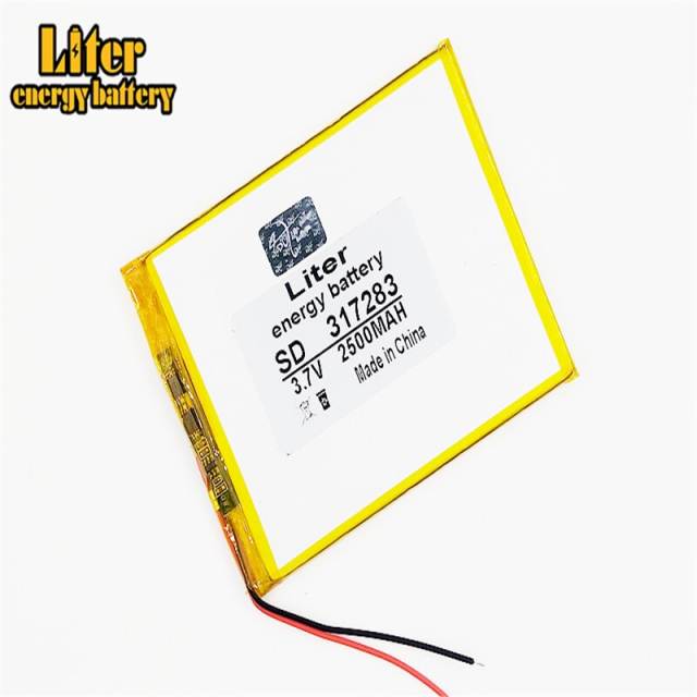 3.7V 317283 2500mAh Liter energy battery can be customized wholesale CE FCC ROHS MSDS quality certification