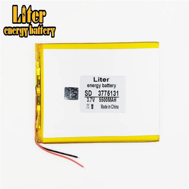 3775131 3.7v 5500mah Liter energy battery Lithium Polymer Battery 3 Tablet Pcs Pda Digital Products