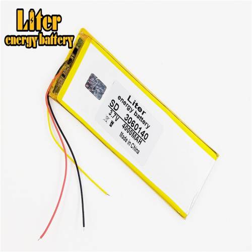 3 line 3.7v,4000mah,3060140 BIHUADE Polymer Lithium Ion / Li-ion Battery For Tablet Pc,power Bank,cell Phone,speaker