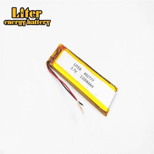 3.7V 1100mAh 402777 BIHUADE Lithium Polymer Li-Po li ion Rechargeable Battery For Mp3 MP4 MP5 GPS mobile bluetooth