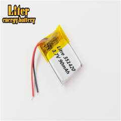 351420 90mah 3.7v Liter energy battery Lithium Battery Mp3 Bluetooth Headset Small Toys Bluetooth Headset Small Toys Battery