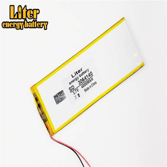 3.7v 4000mah,3064140  Liter energy battery Polymer Lithium Ion / Li-ion Battery For Tablet Pc,power Bank,cell Phone,speaker