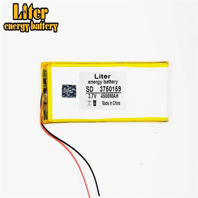 3.7V 4500mah 3750159 Liter energy battery Lithium Polymer Rechargeable battery For GPS Power bank Tablet PC MID DVD PAD