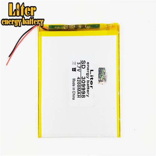 3.7V 309998 4200mah Liter energy battery smart home speakers Li-ion battery for dvr GPS