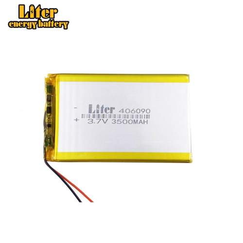 406090 3.7v 3500mah Liter energy battery Lithium Polymer Battery With Board For Tablet V3000hd Mp4 Gps