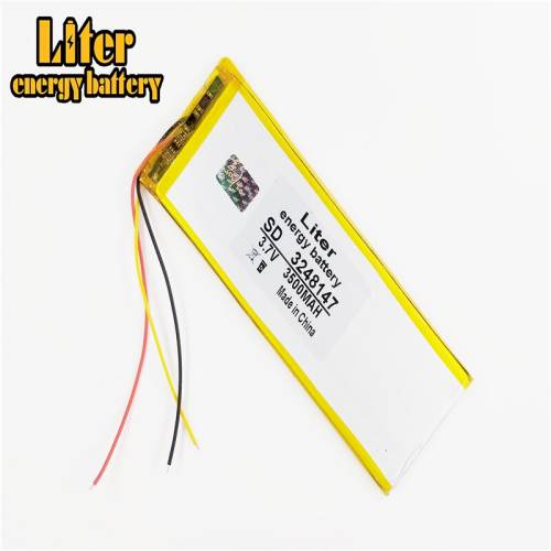 3 line 3248147 3500mah 3.7v Liter energy battery New Polymer Batteries Thium Battery Irbis Tx18