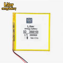 3565100 3.7v 3000mah Liter energy battery Lithium Polymer Battery With Board For 7 Inch Tablet Pc